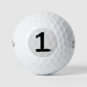 Nummer 1 Callaway Golf Warbird Golfballen (Voorkant)