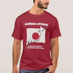 Nummer 1 Christelijke Ichiban Otosan Japanse Vader T-shirt