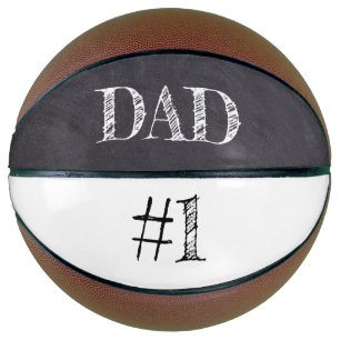 Nummer 1 DAD-vaderdag op het bord Basketbal