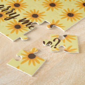 Nummer 1 Eén enkel voorstel voor een zonnebloempel Legpuzzel (Zijkant)