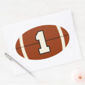 Nummer 1 Football Sticker (Envelop)