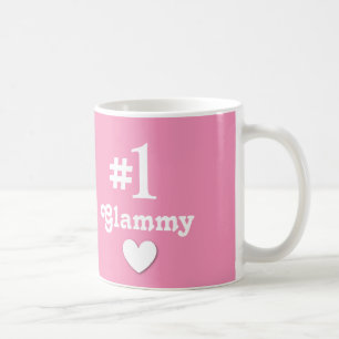 Nummer 1 Glammy Gift voor oma Koffiemok