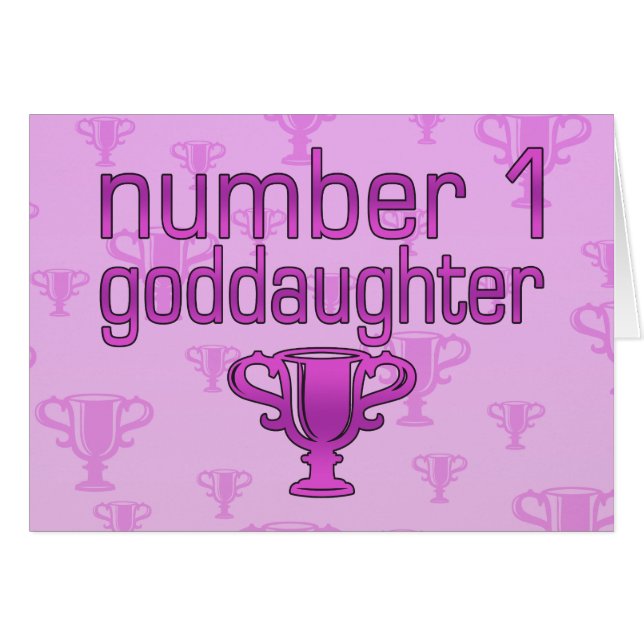 Nummer 1 Goddochter (Voorkant Horizontaal)