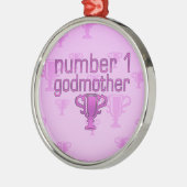 Nummer 1 Godmoeder Metalen Ornament (Links)