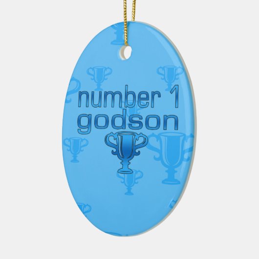 Nummer 1 Godson Keramisch Ornament (Links)