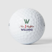 nummer 1 Golfer aangepaste Monogram Golfballen (Voorkant)