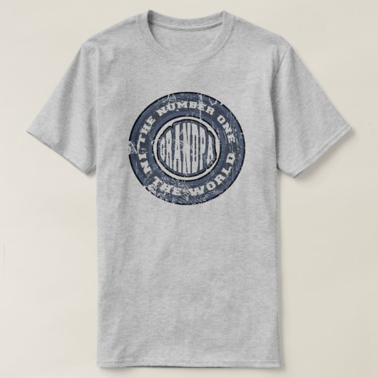Nummer 1 Grootpa T-Shirt, onderdrukt T-shirt (Design voorkant)