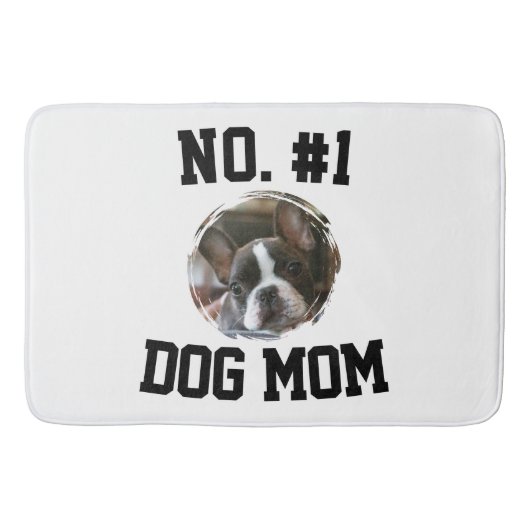 Nummer 1 hond Moeder Moedersdag Huisdierliefhebber Badmat (Voorkant)