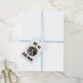 Nummer 1 hond Moeder Moedersdag Huisdierliefhebber Cadeaulabel