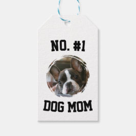 Nummer 1 hond Moeder Moedersdag Huisdierliefhebber Cadeaulabel