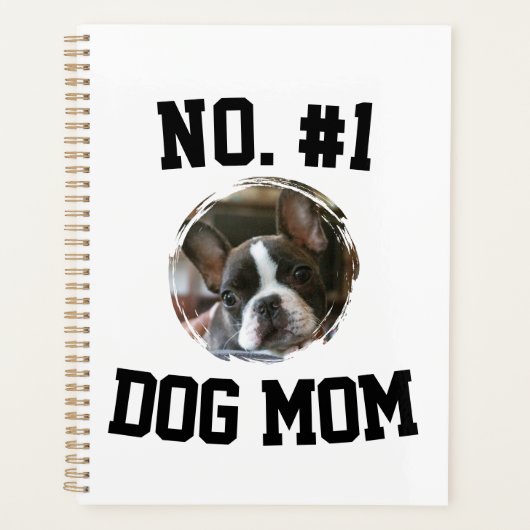 Nummer 1 Hond Moeder Moedersdag Huisdierliefhebber Planner (Voorkant)