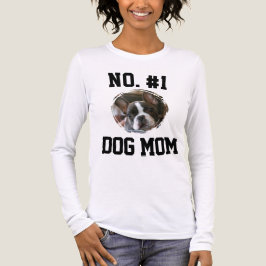 Nummer 1 hond Moeder Moedersdag Huisdierliefhebber Tri-Blend Shirt