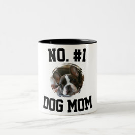 Nummer 1 hond Moeder Moedersdag Huisdierliefhebber Tweekleurige Koffiemok