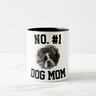 Nummer 1 hond Moeder Moedersdag Huisdierliefhebber Tweekleurige Koffiemok