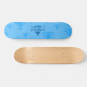 Nummer 1 kleinzoon skateboard (Horizontaal)