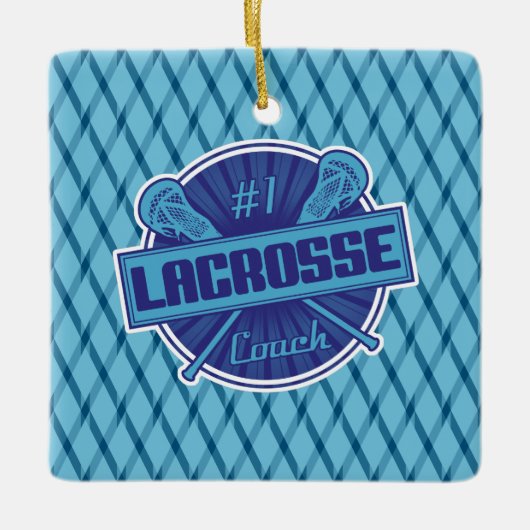 Nummer 1 Lacrosse Coach Decoraties (Voorkant)
