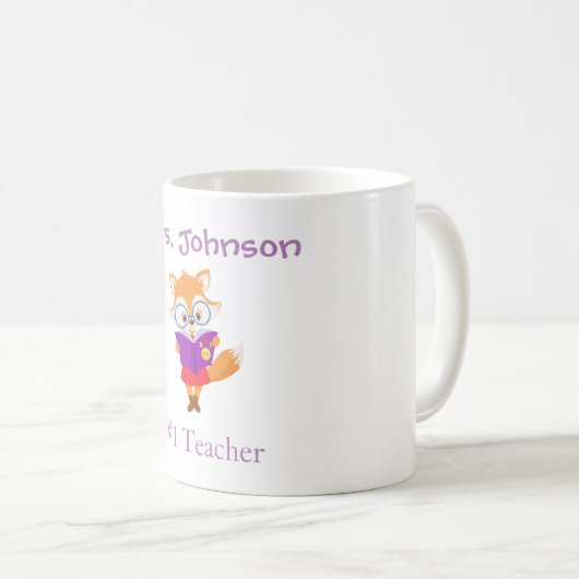 Nummer 1 leraar koffiemok (Voorkant rechts)