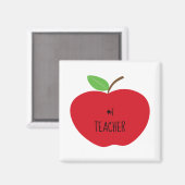 Nummer 1 leraar Magnet (Voorkant / Achterkant)