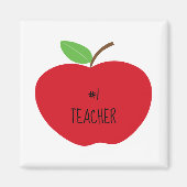 Nummer 1 leraar Magnet (Voorkant)