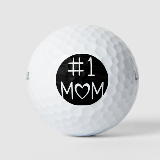 **NUMMER 1 MAM** GEPERSONALISEERDE GOLFBAL GOLFBALLEN (Voorkant)