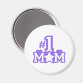 Nummer 1 mama magneet (Voorkant / Achterkant)
