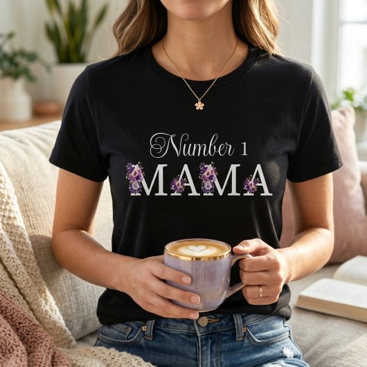 Nummer 1 Mama Vrouw T-shirt