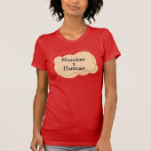 Nummer 1 menselijk T-shirt (Voorkant)