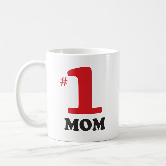 Nummer 1 Moeder Koffie Mok (Links)