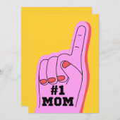 NUMMER 1 MOM FEESTDAGENKAART (Voorkant / Achterkant)