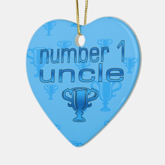 Nummer 1 oom keramisch ornament (Links)