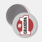 Nummer 1 opa magneet (Voorkant / Achterkant)