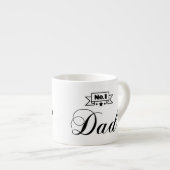 Nummer.1 Pap Espresso Mok - Vaderdag Gift (Voorkant rechts)