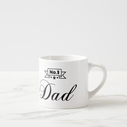 Nummer.1 Pap Espresso Mok - Vaderdag Gift (Rechts)