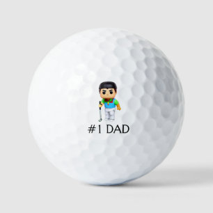 Nummer 1 Pap Golf Balls Golfballen