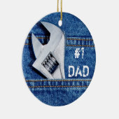 Nummer 1 Pap Handyman Ornament (Rechts)