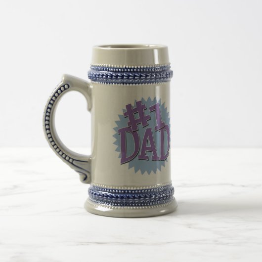 Nummer 1 Pap Ringer Beer Stein Bierpul (Links)