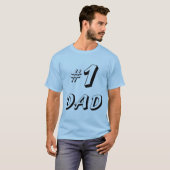Nummer 1 Pap T-shirt (Voorkant volledig)