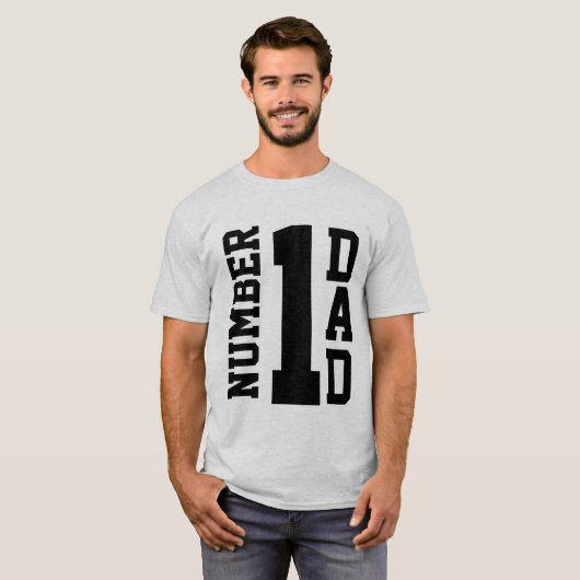 Nummer 1 Pap T-shirt (Voorkant volledig)