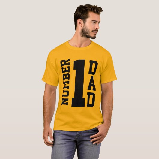 Nummer 1 Pap T-shirt (Voorkant volledig)