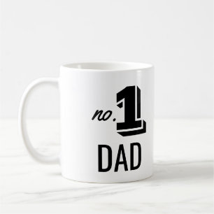 nummer 1 pap vader vaders dag foto gift koffie mok