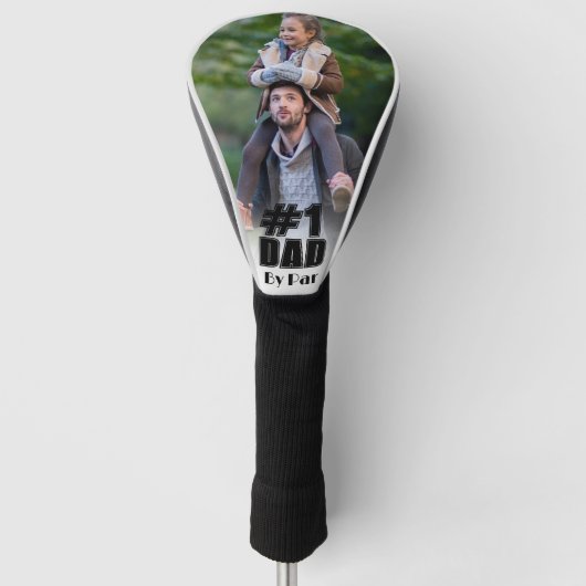 Nummer 1 PAPA door par Varsity Font Golfheadcover (Voorkant)