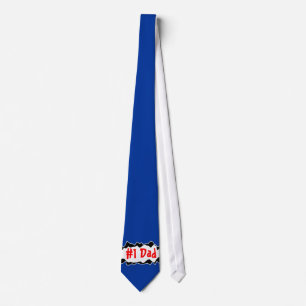 Nummer 1 Papa halsdoek   Vaderdag cadeau idee Stropdas
