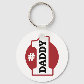 Nummer 1 papa sleutelhanger