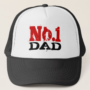 Nummer 1 Papa trucker hoed   Neen 1 cadeau voor va Trucker Pet