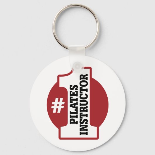 Nummer 1 pilootinstructeur sleutelhanger (Voorkant)