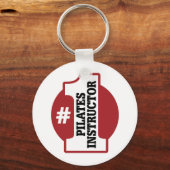 Nummer 1 pilootinstructeur sleutelhanger (Voorkant)