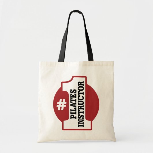 Nummer 1 pilootinstructeur tote bag (Voorkant)