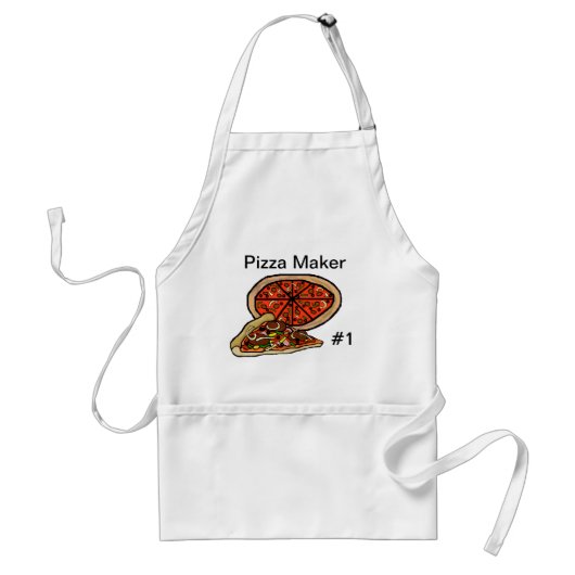 Nummer 1 Pizza Maker Apron Standaard Schort (Voorkant)