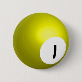 Nummer 1 Pool Ball Button
