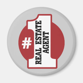 Nummer 1 Real Estate Agent Magneet